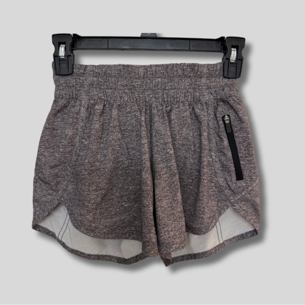 Lululemon Tracker Short V 4" Heather Lux Multi Black Size 4